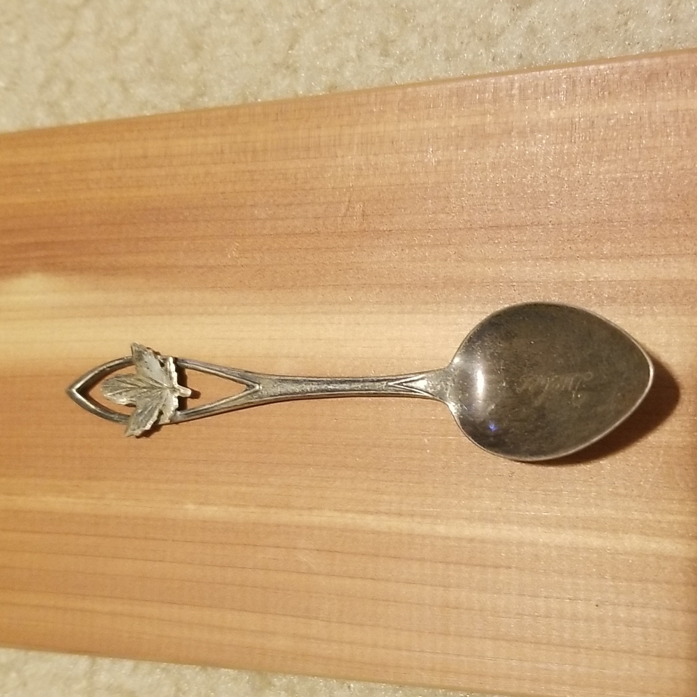 Sterling silver Quebec spoon